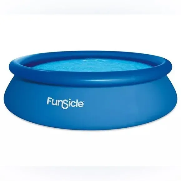 10 X 30 Blue Quickset Inflatable Ring Above-Ground Pool with Pump. - Picture 7 of 12